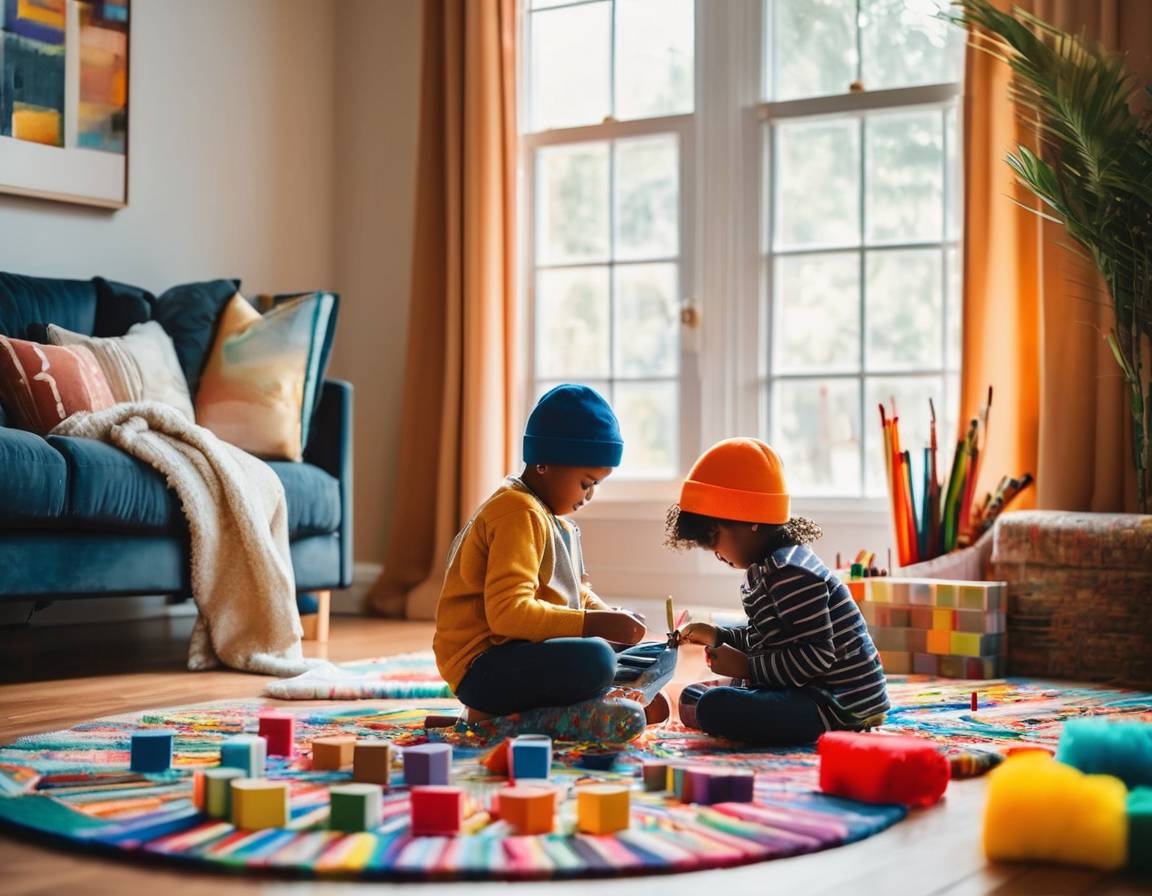 Jak zorganizować kreatywną zabawę dla dzieci w domu?